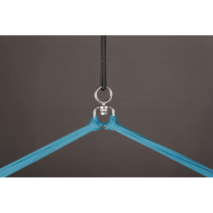 Підвісне крісло Habana Базовий розмір для релаксації та стилю поворотний шарнір на 360, високоякісна бамбукова деревина - бавовна,