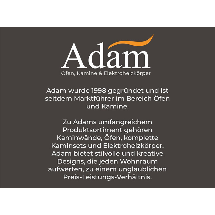 Електричний радіатор Adam Solis з керамічним сердечником потужністю 1500 Вт білого кольору