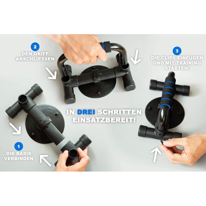 Ручки для віджимань - Протиковзке покриття - Суцільнометалеві перекладини для віджимань - Ручки та стійки для віджимань - Фітнес-обладнання для калістеніки для дому та на свіжому повітрі