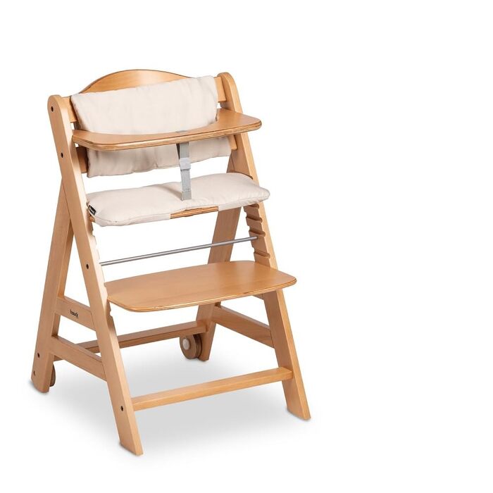 Комплект дитячого стільчика для годування, що розвивається, від 6 місяців до 90 кг з колесами, подушкою сидіння, великим підносом, невеликою захисною ручкою, 5-точковим ременем безпеки та паховим ременем