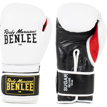 Боксерські рукавички BENLEE Rocky Marciano Sugar Deluxe, білі, 14 унцій