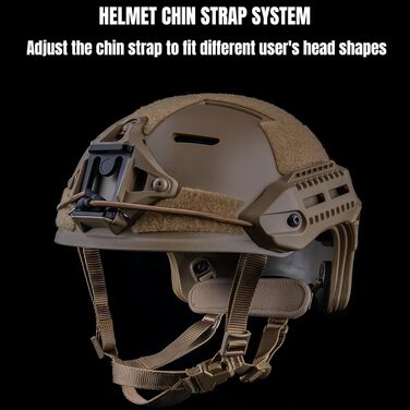 Тактичний шолом MK M.ETK F1UX у стилі комфортної внутрішньої підкладки для спорту на свіжому повітрі, полювання, стрільби, страйкболу, чорного кольору