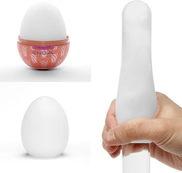Mастурбатор TENGA EGG Hard Cone для чоловіків, одноразовий, в дискретній упаковці