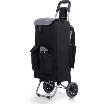 Повністю Ізольована, Легка Сумка-Візок для Покупок 2024, 42 Літри, 95 см, 2.1 кг, з Плечовим Ремінцем, Гарантія 2 роки