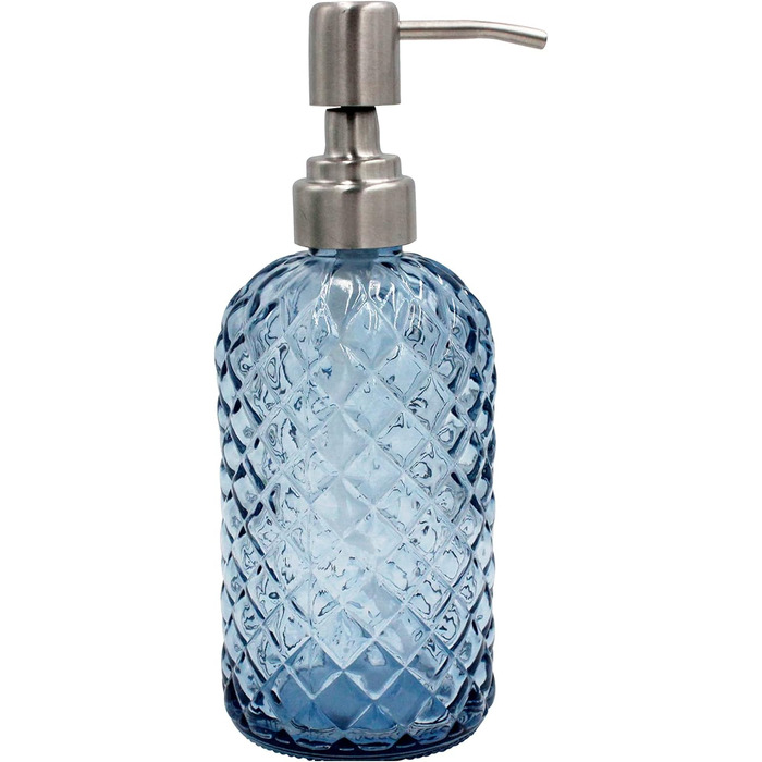 Г Багаторазовий дозатор мила з насосом з нержавіючої сталі для кухні та ванної кімнати - рідкий скляний дозатор для мила для рук,