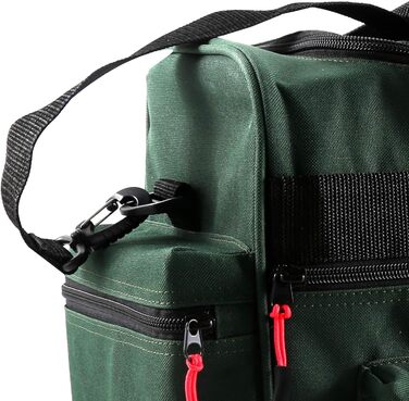 Рибальська сумка Paladin Deluxe green - Tackle Bag Carryall Carp bag Сумка для рибальських аксесуарів Розміри 53x28x22 см Сумка для наживки з ременем через плече