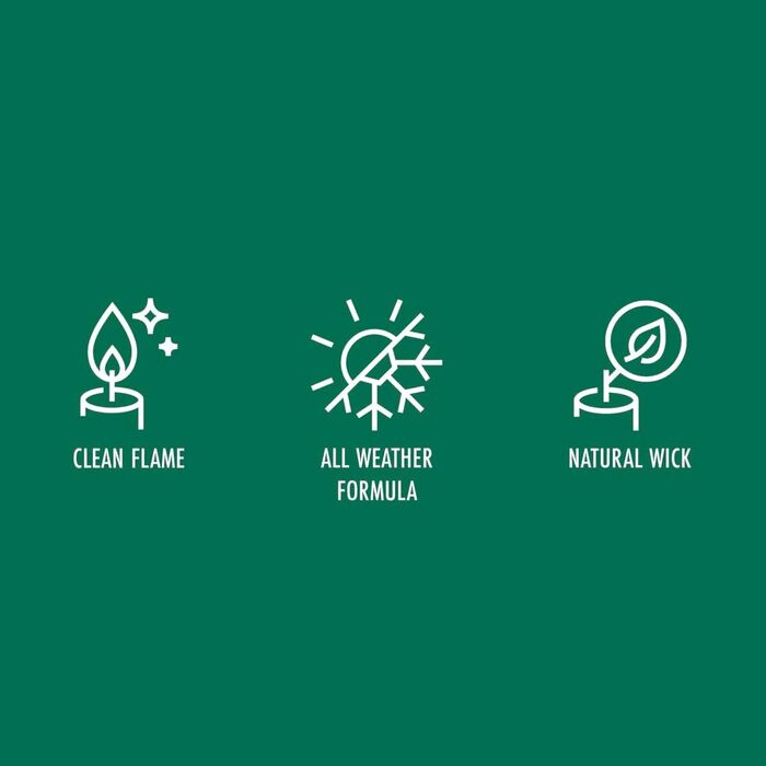 Надгробна свічка - Довгого горіння - Біла - 6 - 12 шт. - З мотивом - Небо - Час горіння 70 годин Небо 12 шт.