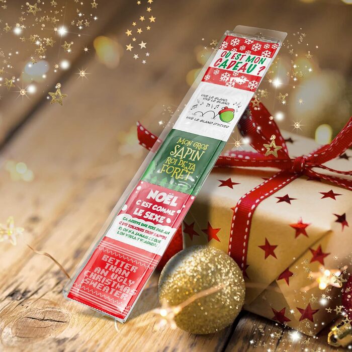 Набір із 5 кумедних презервативів кумедна ідея подарунка для веселих та незабутніх моментів виготовлені з тонкого та міцного латексу надруковано у Франції (Різдво 1)