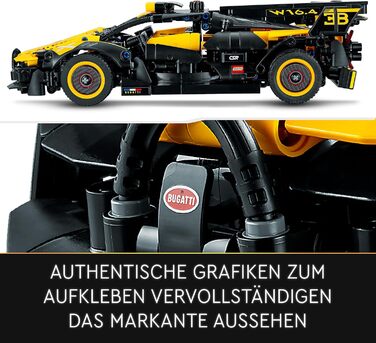 Конструктор LEGO Technic 42151, модель Bugatti Bolide, 905 деталей