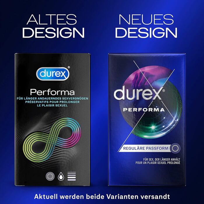 Набір значень Durex Endurance 'All Day All Night з 3 предметів - Презервативи Durex Perfoma, Durex Perfect Glide, Durex Pleasure Ring