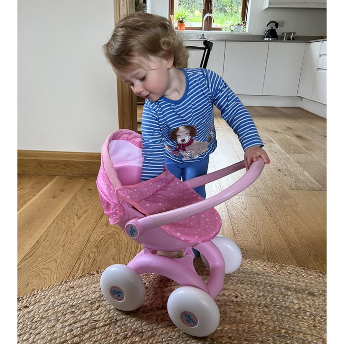 В-1 My First Doll's Pram - лялькова коляска з 4 регульованими режимами - лялькова коляска, лялькова люлька, лялькове автокрісло іг