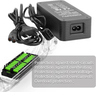 Зарядний пристрій 53,5 В 2 А для універсального адаптера швидкої зарядки NIU KQi3/KQi3 Pro/KQi3 Max/KQi3 Sport / KQi2/KQi2 Pro