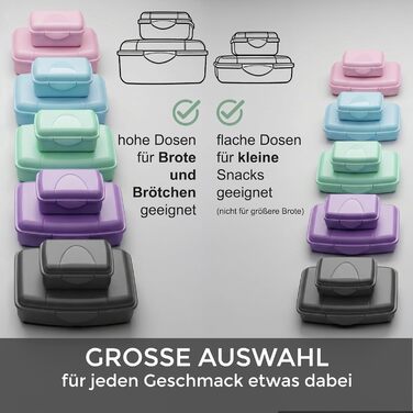 Набір контейнерів для їжі Hausfelder для дорослих 4 шт., антрацит. Включає 2 великі (16x12x4 см) та 2 маленькі (9,5x7x3,5 см) контейнери, що складаються один в один, придатні для миття в посудомийній машині. Ідеально підходять для школи, офісу та подороже