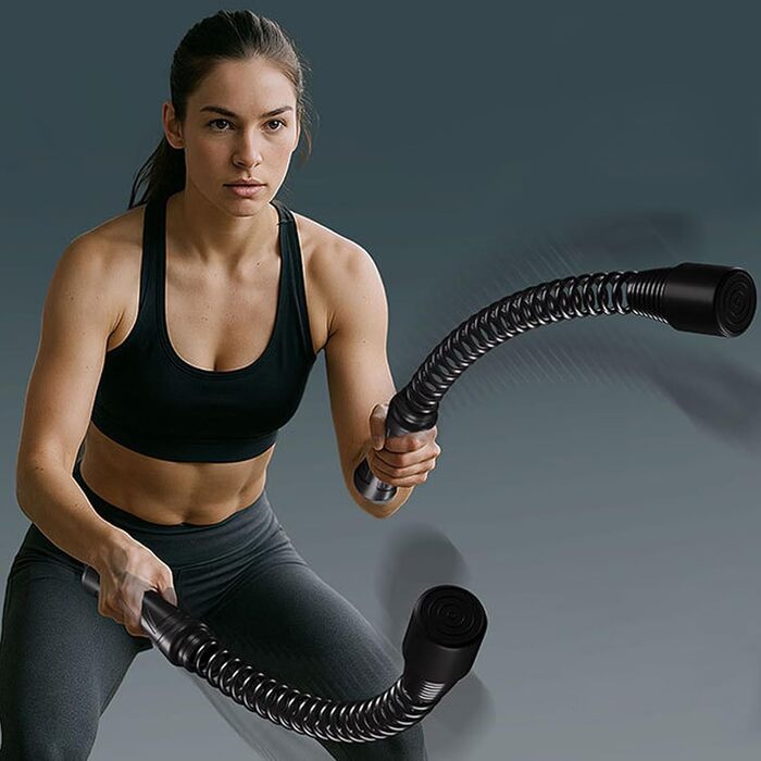 Гнучкі пружинні стрічки опору, еспандери, бойові скакалки, нарощування м&39язів, шнури, тренувальний гриф для дому, тренажерний зал, ергономічний, гнучкий, еспандер для рук, обладнання, 2 шт.