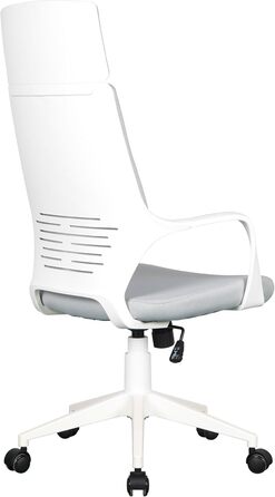 Офісний стілець SixBros. Сірий/Білий - 0898H/2253