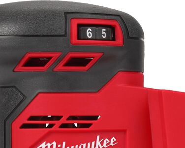 Акумуляторна ексцентрикова шліфувальна машина Milwaukee M18 BQSS-502B з універсальним кріпленням на липучці, 4933479967, 18В