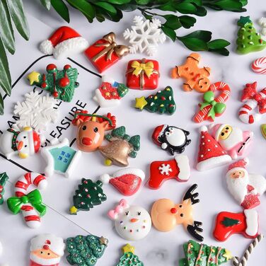 Набір мініатюрних фігурок Kalolary, 50 шт., для різдвяного декору