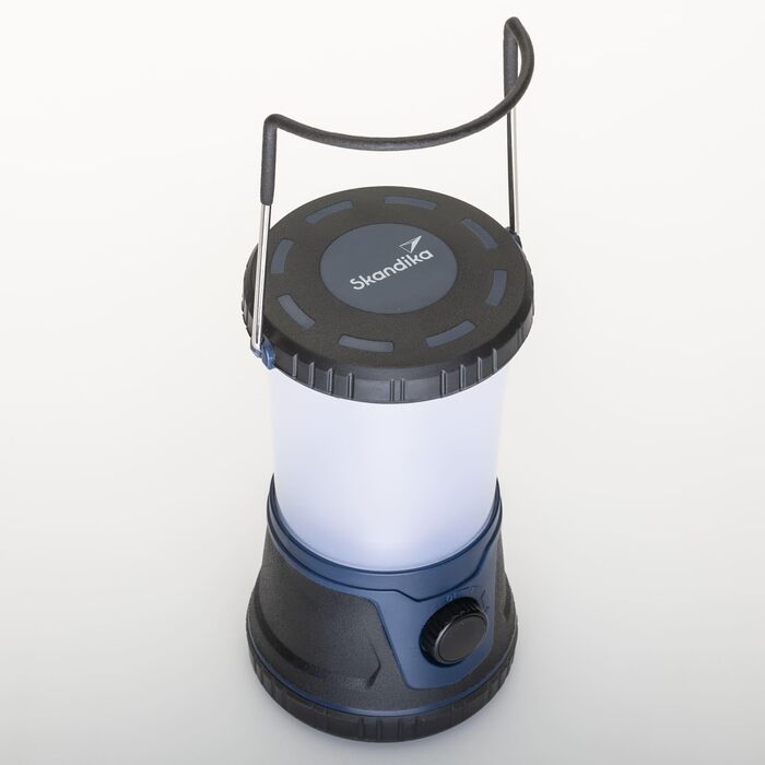 Ліхтар для кемпінгу Skandika Talvik Світлодіодний ліхтар, 1500 люмен, акумуляторний, 4400 мАг, плавне регулювання яскравості, функція зовнішнього акумулятора Ліхтар для кемпінгу, активного відпочинку на свіжому повітрі, походів, аварійне освітлення