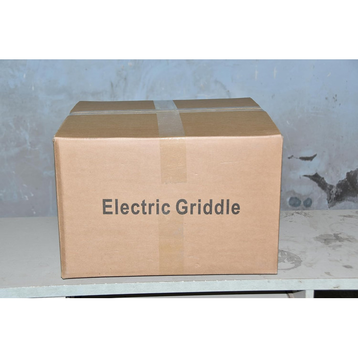 Електрична гладка сковорода, професійний гастроелектричний гриль Електрична плита для гриля з чавунною поверхнею гриля 35.5 x 30 см 1500 Вт для ресторанів, кухні, комерційних, побутових тощо. 36 x 38 x 20 см