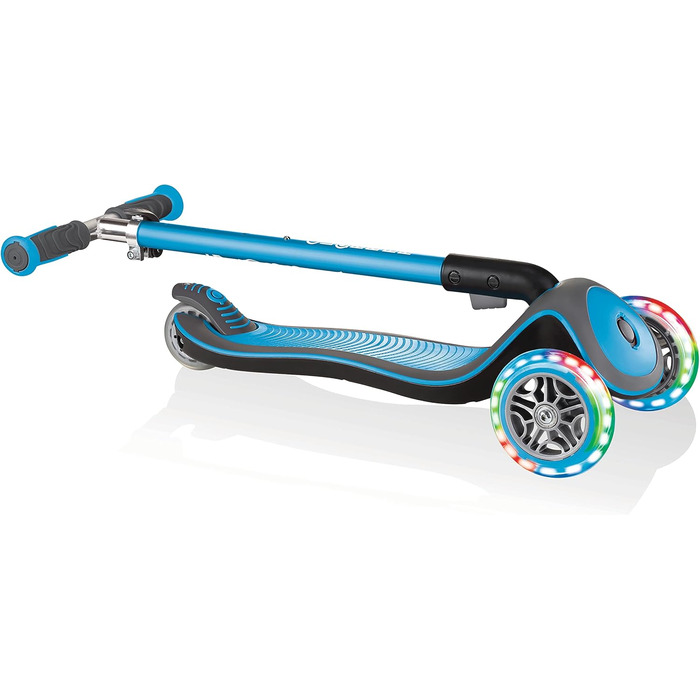 Самокат GLOBBER Elite - самокат для дітей від 3 років - самокат 120/80 мм - ABEC 5, 3 колеса - регульований по висоті - світлодіод