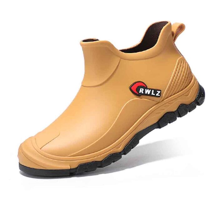 Чоловіче водне взуття/гумові чоботи, дощовик, ідеально підходить для дощових днів, ідеально підходить для весни та літа, універсальне взуття, для активного відпочинку, зручне, захисне, для подорожей та походів, розмір 40 EU, хакі