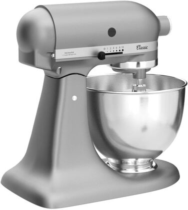 Кухонний комбайн KitchenAid 5K45SSL, срібло