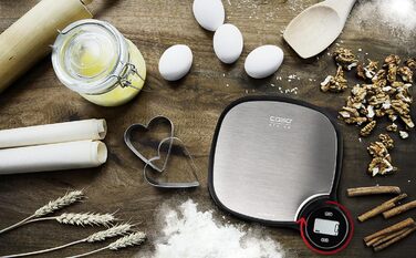 Дизайнерські кухонні ваги, цифрові кухонні ваги, використання без батарейок завдяки кінетичній енергії, екологічно чисті та стійкі