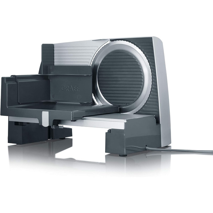 Харчова нарізка Graef G50 Кухонна нарізка G 50, 170 Вт, металева, 32,5 x 23 x 24 см, чорна/сіра одинарна