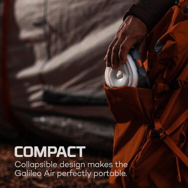 Акумуляторний кемпінговий ліхтар та портативний зарядний пристрій - Потужний складаний ліхтар на 1000 люменів - Аксесуар для кемпінгу, 1000 -