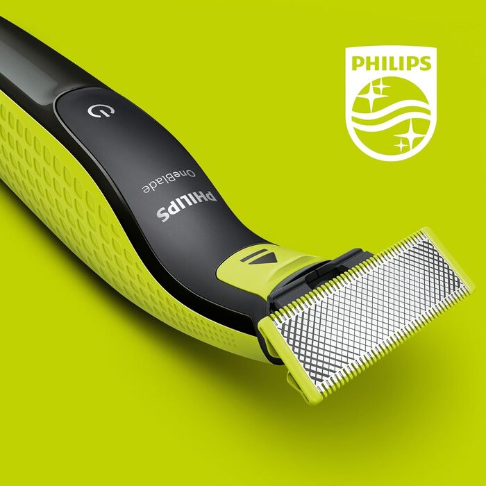 Тример Philips OneBlade, 3 довжини, з додатковою насадкою OneBlade Original