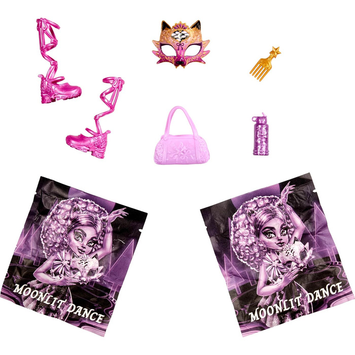 Ляльки та аксесуари Monster High Buried Secrets, тема Cozy Creepover із загадковою лялькою та 5 сюрпризами після розпакування (фігурки можуть відрізнятися), HYV64