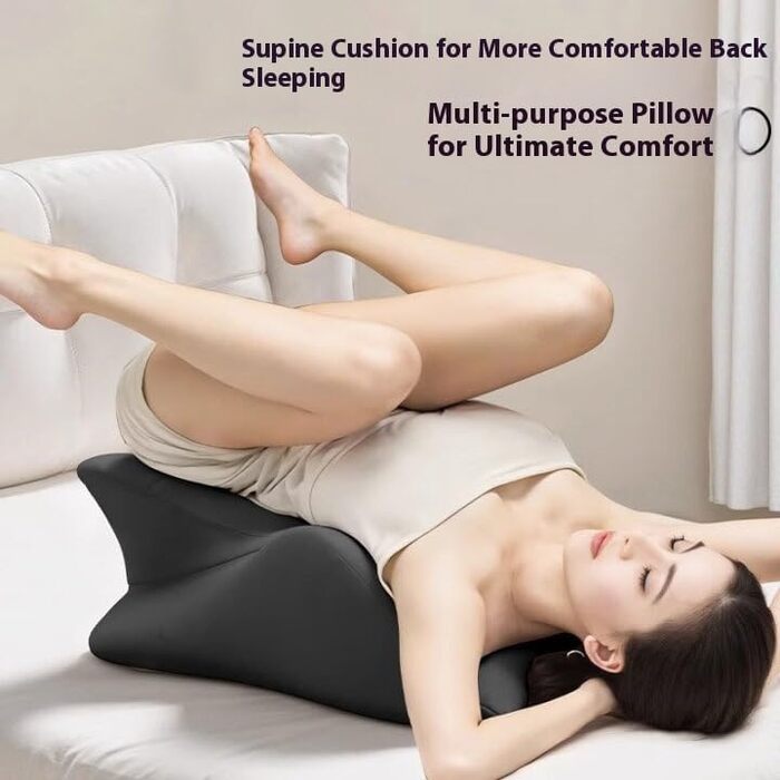 Ергономічна клиноподібна подушка для лежання, подушка для ліжка для сидіння, полегшення болю в спині, шиї та ногах, проти хропіння, ідеально підходить для масажу, читання, сну, розблокування сексуальної пози, виправлення болю та дискомфорту в тілі