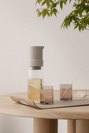 Чайник з льодом Tea-Jay, пуристичний дизайн, швидке і нескладне приготування холодних чаїв, 800 мл, колір Moonbeam 64286