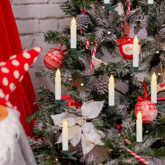 Світлодіодні гірлянди з теплими білими свічками Gresonic