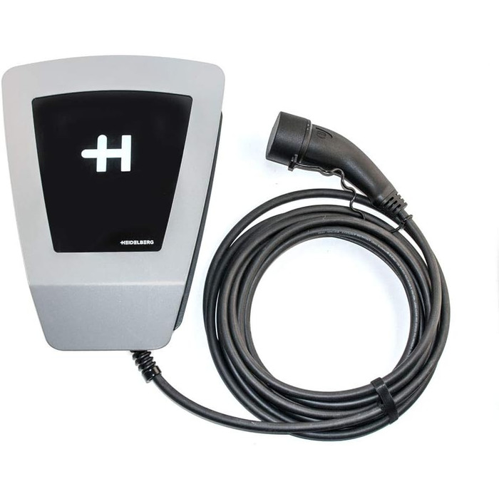 КВт із зарядним кабелем типу 2 Зарядний кабель 5 м 1-е покоління Зроблено в Німеччині Проста установка, міцна конструкція Зарядна