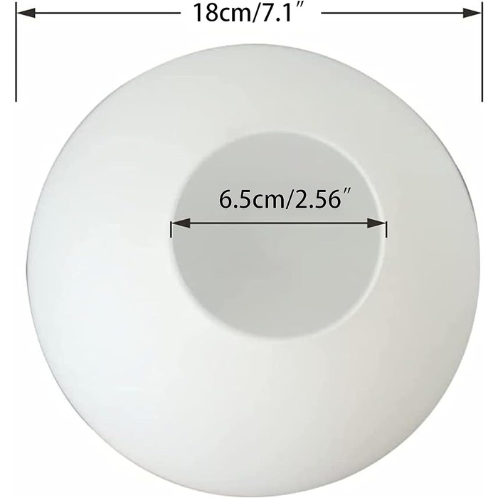 Заміна лампи зі скляним абажуром 18 см матове біле скло глобус абажур опалова куля для сучасного підвісного світла