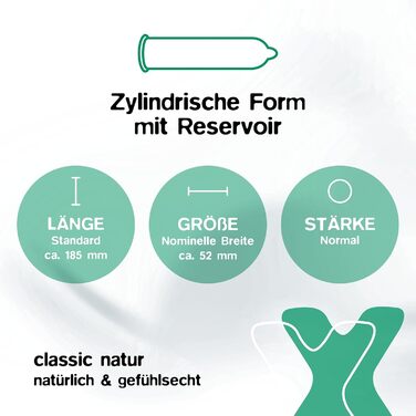 Презервативи chaps Classic Natural, тонкі, прозорі, 24 шт