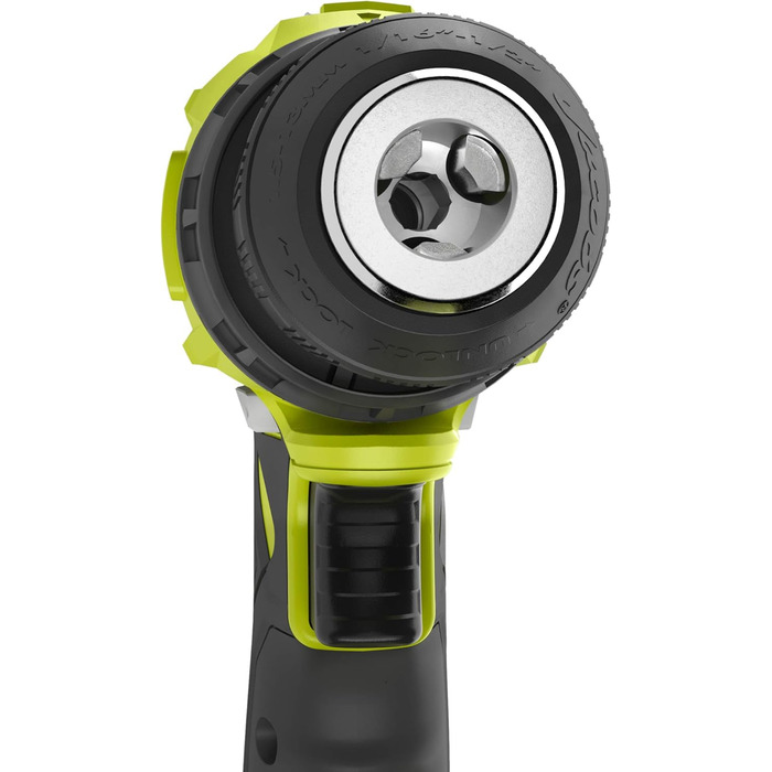 Дриль-шуруповерт Ryobi R18DD7-0 (без акумулятора, світлодіодне підсвічування, 18 В, швидкозажимний патрон 13 мм, 2 передачі, макс.