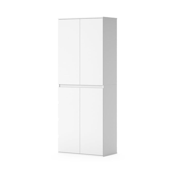 Шафа Vicco Claus, біла, 74 x 191,5 см з 4 дверима