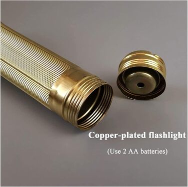 Ретро-ностальгічний портативний ліхтарик, старомодний ностальгічний ліхтарик, вінтажний стиль, простий портативний ліхтарик для дому в старовинному стилі, потужний яскравий ліхтарик, кишеньковий