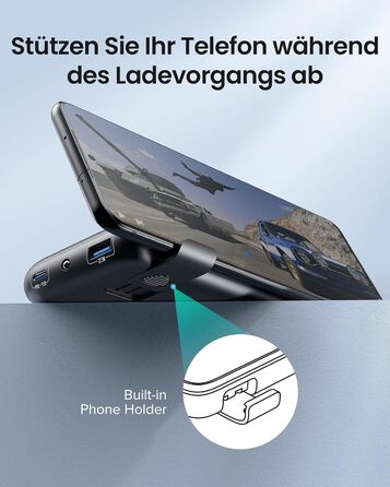 Вт швидка зарядка світлодіодний дисплей 15000mAh портативний зарядний пристрій PD3.0 QC4.0, 3A виходи факел мобільний телефон акум
