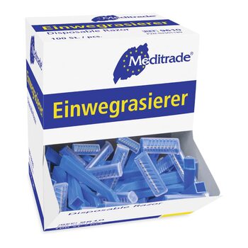 Бритва одноразова нестерильна, нержавіюча, односічна (упаковка 100 шт. ), 9610