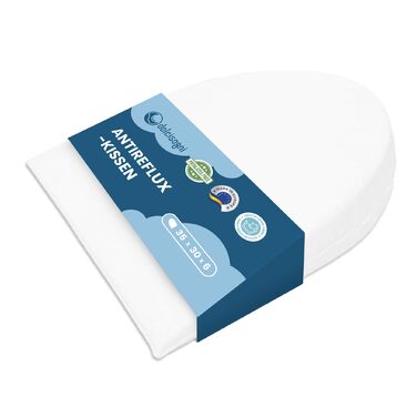 Антирефлюксна клиноподібна подушка для ліжка Трикутна клиноподібна подушка для матраца 35x30x6 см Рефлюксна подушка для дорослих та дітей від 2 років