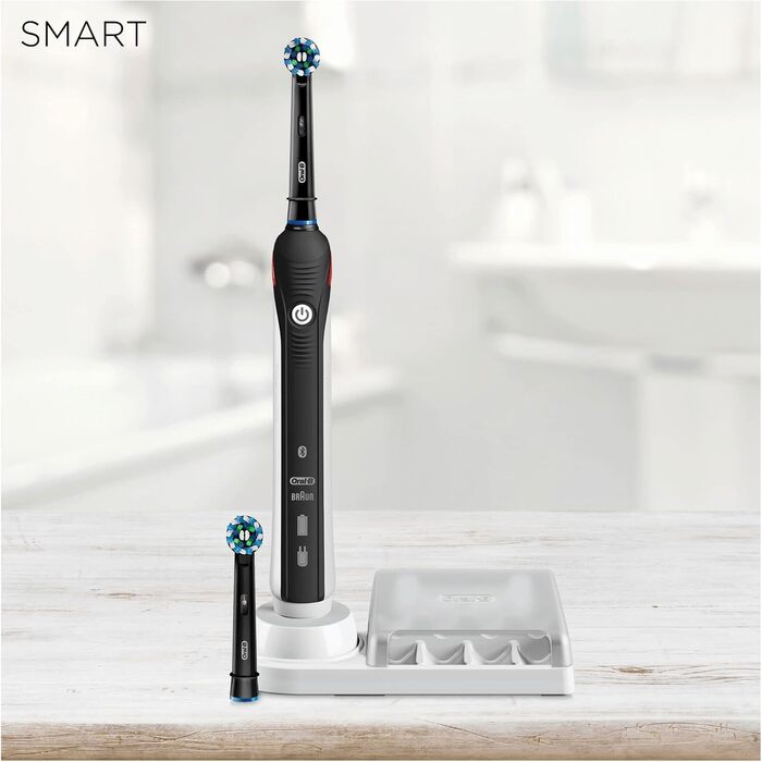 Електрична зубна щітка Oral-B Smart 4 4000N CrossAction, Black Black (1 упаковка)