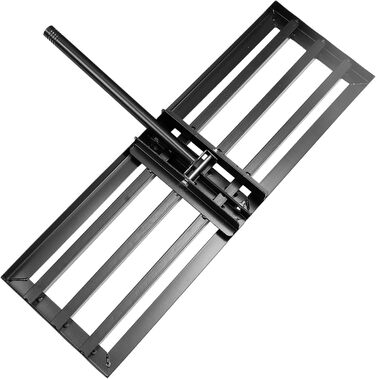 Вирівнювач газону Rasen Rakel 75 x 25 см, сталевий, з ручкою 170 см - інструмент для планування та вирівнювання газонів у саду