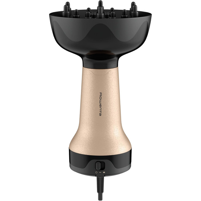 Дифузор для волосся Rowenta Curl Harmony 3-в-1 для кучерявого волосся, ергономічний дизайн, 3 насадки та сумка для зберігання CV7D30E0