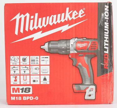 Комбінований дриль Milwaukee M18BPD-0, рожевий, червоний