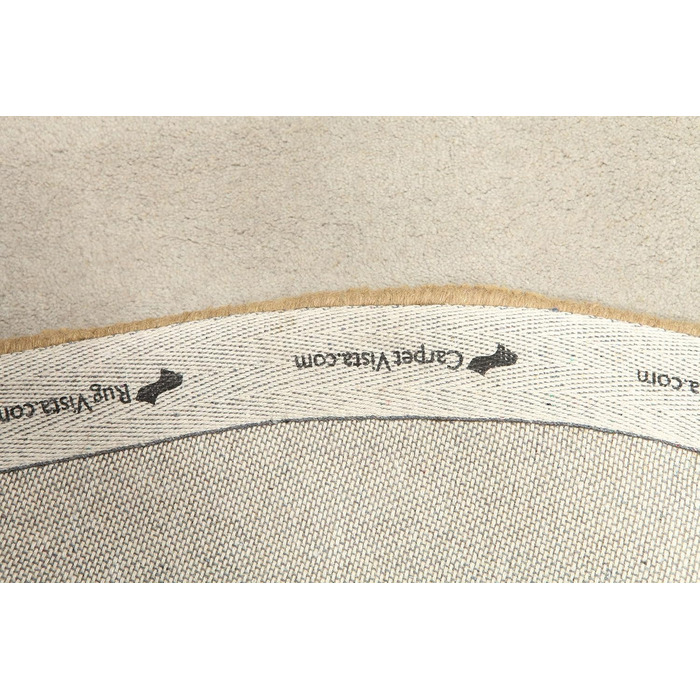 Камені ручної роботи, Килим, Середній ворс, 150 см, Круглий, Сучасний, Шерсть, Передпокій, Спальня, Кухня, Вітальня, Коричневий, К