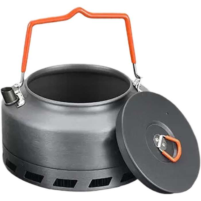 Портативний кемпінговий чайник, алюмінієвий сплав, кемпінгові кавники, свистячий чайник для кип&39ятіння, кавоварка, портативна заміна для подорожей 1,6 л