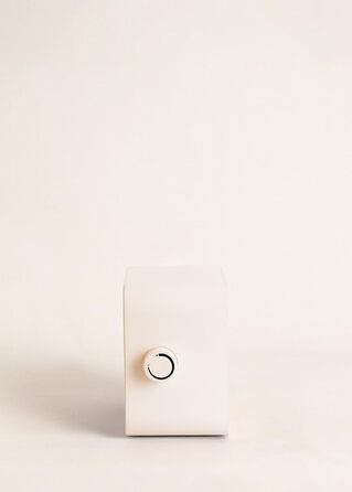 Керамічний радіатор білий/Портативний, термостат, 2 рівні потужності, PTC-обігрів, захист від перегріву, WARM BOX 1500 Вт кремово-білий